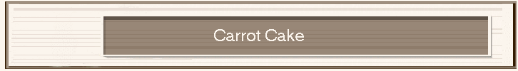 Carrot Cake