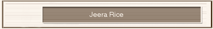 Jeera Rice