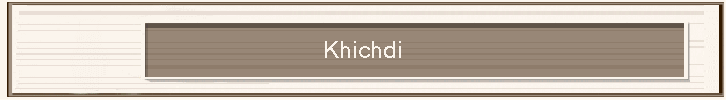 Khichdi