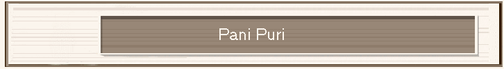 Pani Puri