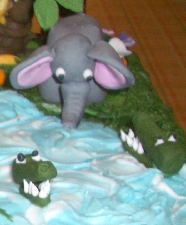 Elephant and Crocodiles